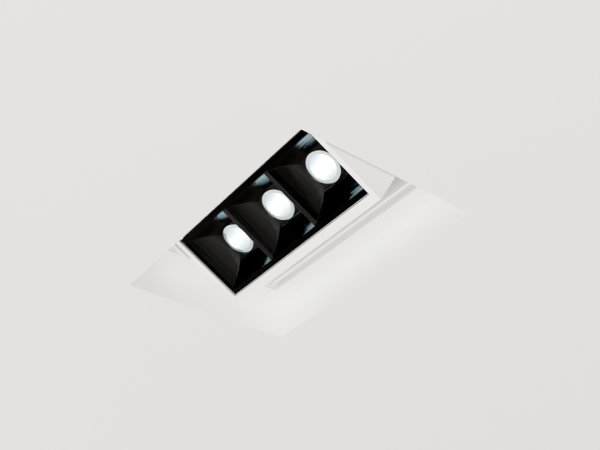 Everglow Direcionável Recuado 3 LEDs (7,3W)